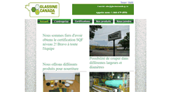 Desktop Screenshot of glassinecanada.qc.ca